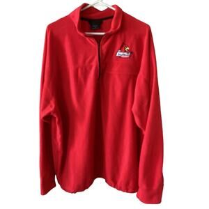 Louisville Cardinals Big Ball Sports  Zip  Lightweight Jacket Size XL